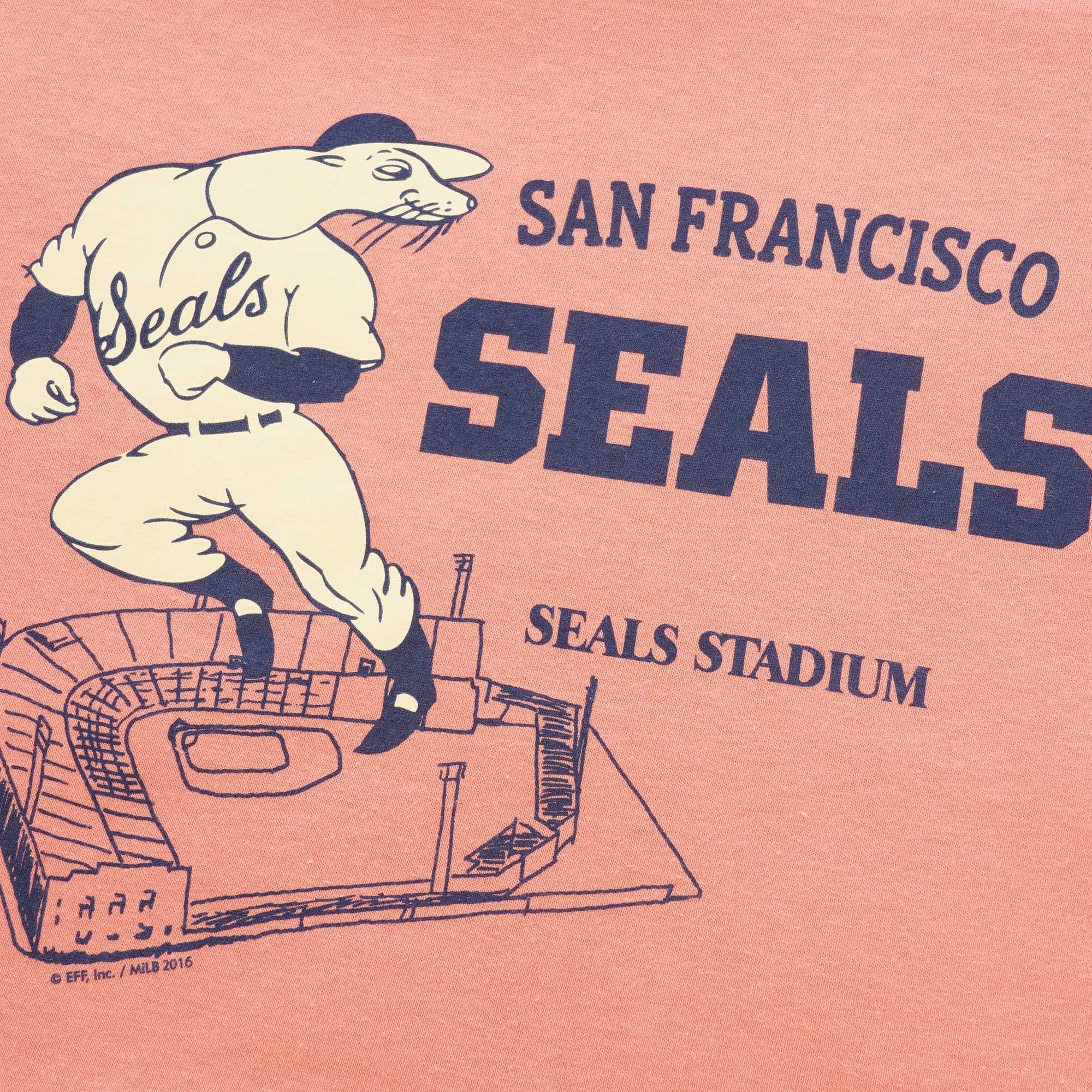 Ebbets Field Flannels San Francisco Seals 1933 Home Jersey