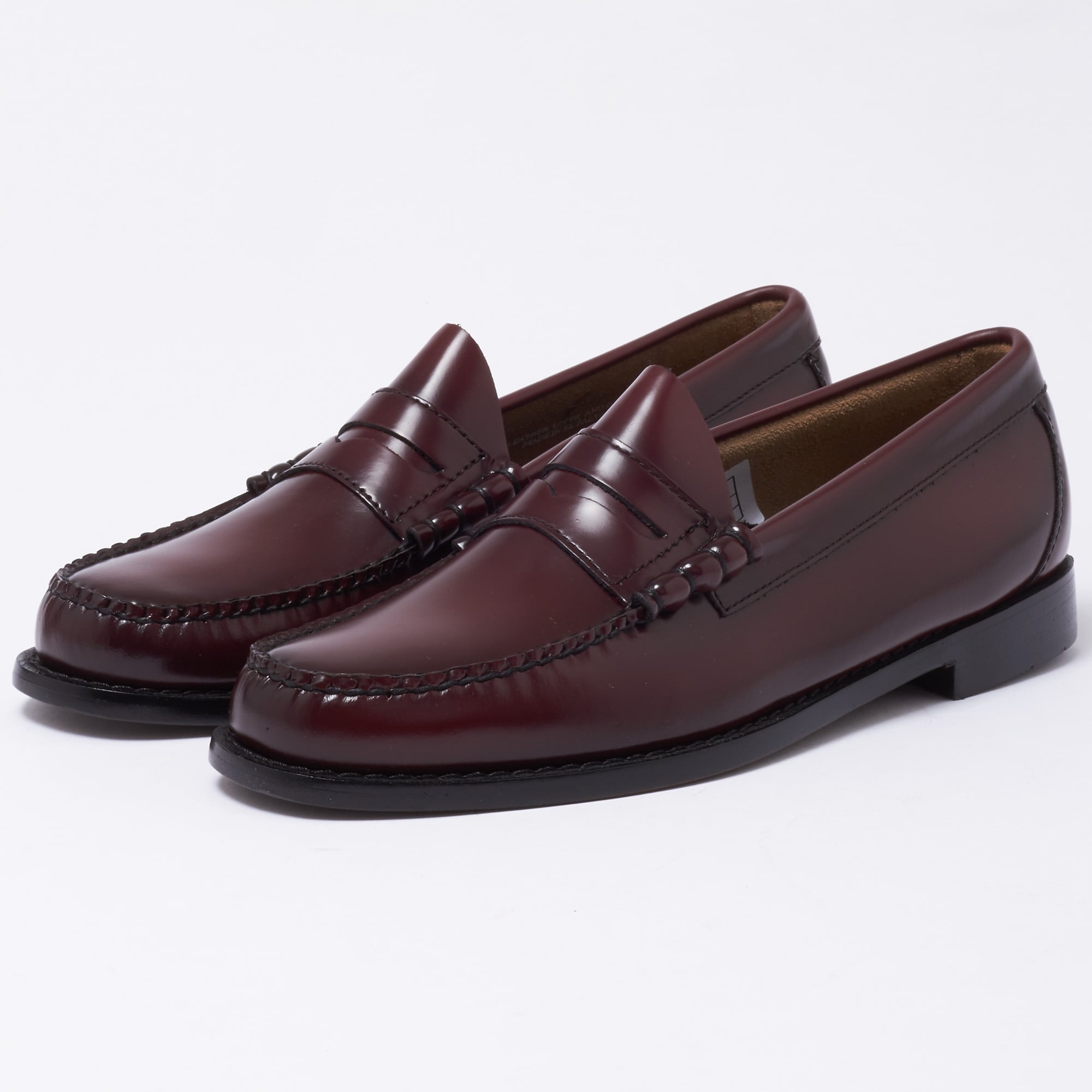 Bass Weejun Footwear Larson Burgundy Loafer Shoe 9004